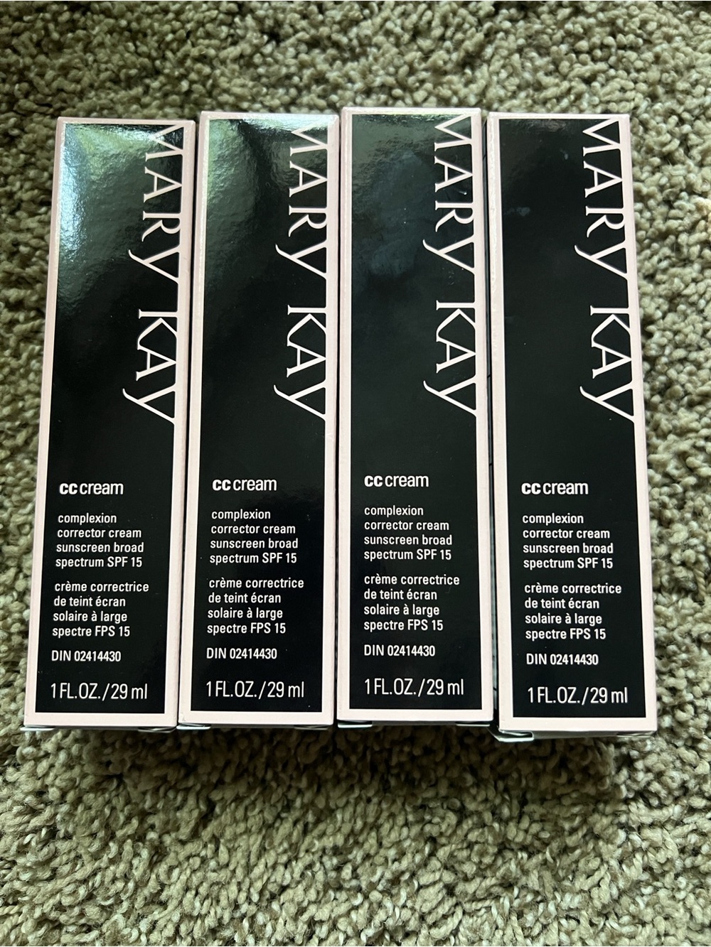Mary Kay CC Cream Boxes in Black and White Packaging